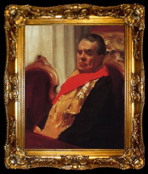 framed  Boris Kustodiev Russian Historian Society, ta009-2